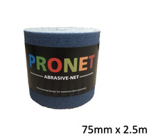 PRONET Abrasive-Net Roll 80 Grit - 75mm x 2.5m - Works with Mirka Abranet - x1