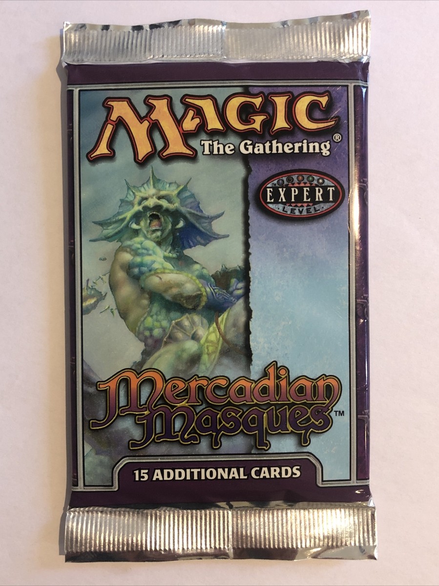 Magic: The Gathering Mercadian Masques Sealed Collectible Magic: The Gathering Mercadian Masques Sealed Collectible