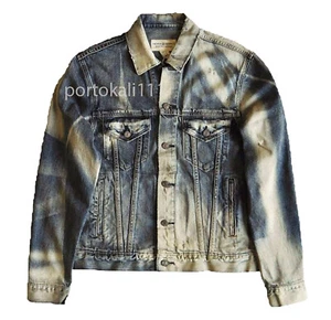 Denim Supply Ralph Lauren Distressed Denim Jacken 100 % Baumwolle Blues neu mit Etikett - Bild 1 von 6