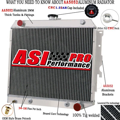 ASI 3 Row Radiator For 1970 Dodge Charger Coronet/Plymouth Road Runner 1968-1972 - Image 1 of 4