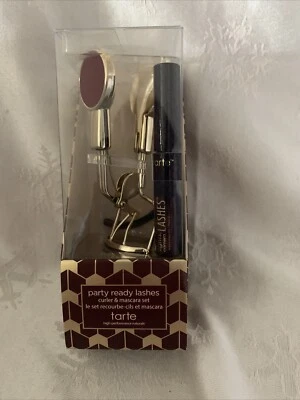 Juego de rizador y rímel de pestañas Tarte listo para fiesta nuevo en caja Foto 1 de 3