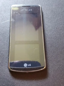 LG Telus - TÉLÉPHONE inconnu s'il fonctionne - POUR PIECES UNIQUEMENT - Veuillez lire la description - Photo 1 sur 2