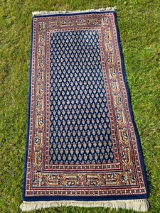Echt Handgeknüft Orientteppich Orient 140 cm x 70 cm Teppich - Bild 1 von 4