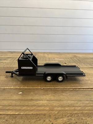 Vintage Ertl Flatbed Motorbooks Trailer Black RARE  Tool # 62-4405 Chart # 5451 - Image 1 of 4