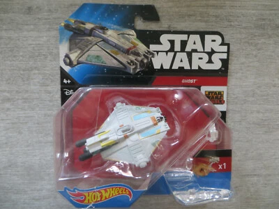 hot wheels vaisseau star wars rebels ghost sous blister - Photo 1/2