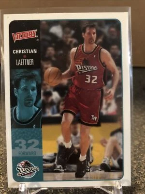 2000-01 UPPER DECK VICTORY CHRISTIAN LAETTNER DETROIT PISTONS #59 - Image 1 of 2