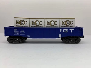 K-Line Freight Gondola Car K-90005 W/Crates KCC 1994 GTW O - Picture 1 of 6