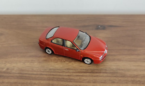 ALFA ROMEO 156 Red/Brown Diecast Metal Car Model 1:43 Scale Burago