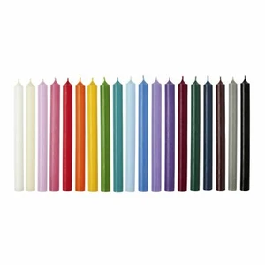 Vela de cilindro de color liso sin perfume mesa bistró velas de boda - Imagen 1 de 61