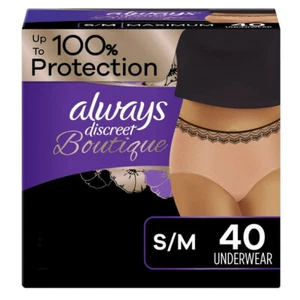 Biancheria Intima Donna Per Incontinenza Boutique Sempre Discreta - Piccola/Media, 40 Ct - Foto 1 di 6