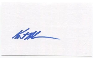 Kent Anderson Signed 3x5 Index Card Autographed Signature MLB Anaheim Angels - Picture 1 of 2