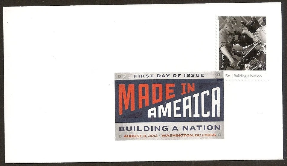 US 4801a Made in America Airplane Mechanic DCP FDC 2013 - Image 1 of 1