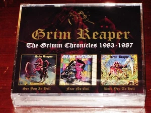 Grim Reaper: The Grimm Chronicles 1983-1987 See You, Fear, Rock 3 CD Box Set NEW - Imagen 1 de 2