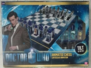 Doctor Who Animated Chess 11th Lenticular Animation Bbc Scacchi NUOVO APERTO - Foto 1 di 11