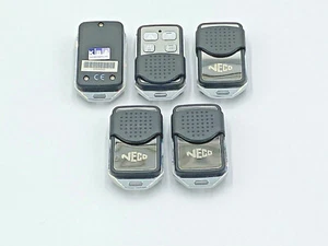5 X Neco TX4 remote Control for Roller Shutters & Garage Door - 433MHz - Picture 1 of 11
