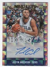 JUSTIN ANDERSON 2017-18 Panini Hoops INK AUTO Autograph #HI-JAN Sixers 76ers