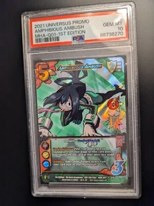 2021 Universus My Hero Academia Amphibious Ambush 1st Edition PSA 10 - Picture 1 of 2