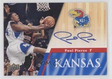 2013 Upper Deck University of Kansas Auto Paul Pierce #60 Auto HOF