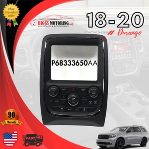 2018-2020 Dodge Durango Radio Face Climate Control Panel P68333650AA - Picture 1 of 8