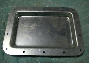 Custom Case Hardware - 5"x7" Zinc Dish - CCN1482 - 14 Hole - Case Parts - Picture 1 of 1