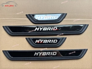 NEW Door Scuff Sill Cover Panel Step Protector for Toyota HYBRID Accessories X4 - Picture 1 of 6