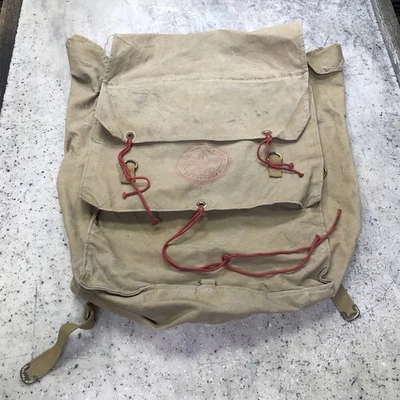 Винтажный бойскаутов Америки BSA 574 Yucca Pack кемпинг рюкзак 40-х 50-х холст сумка - Изображение 1 из 4