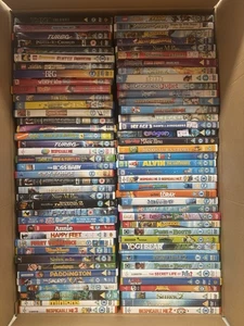 APPROX 80 x RAW KIDS DVD BUNDLE Lorax Megamind Bratz Yogi Bear Rio Eragon - Imagen 1 de 1