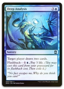 Deep Analysis #45 (Foil) (NM) Eternal Masters EMA Magic MTG - Picture 1 of 2