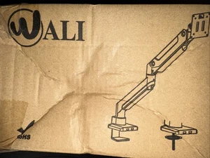 Wali GSDM001 Desk Mount for Up to 32" Monitors - Black - Picture 1 of 2