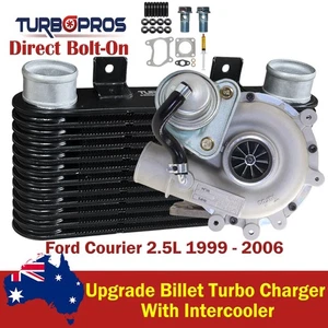 Turbo cargador Billet de actualización con intercooler de 64 mm para Ford Courier 2,5 L - Imagen 1 de 11