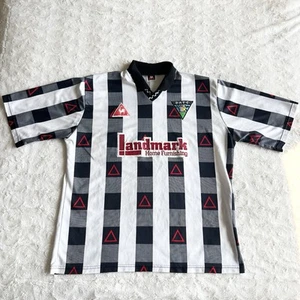 Vtg Dunfermline Athletic FC Soccer Jersey Adult XL 1996-97 Home Checks Scottish - Picture 1 of 10