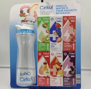Cirkul 22Oz Wasserflasche Starter Kit mit Deckel & 6 Aromakartuschen BPA frei - Bild 1 von 4