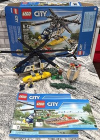 LEGO City 60067 Helicopter Pursuit Set - 100% Complete With Box & Instructions