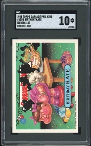 Topps Garbage Pail Kids 15th Series #605B Birthday Kate SGC 10 GEM MINT-Not PSA - Picture 1 of 2