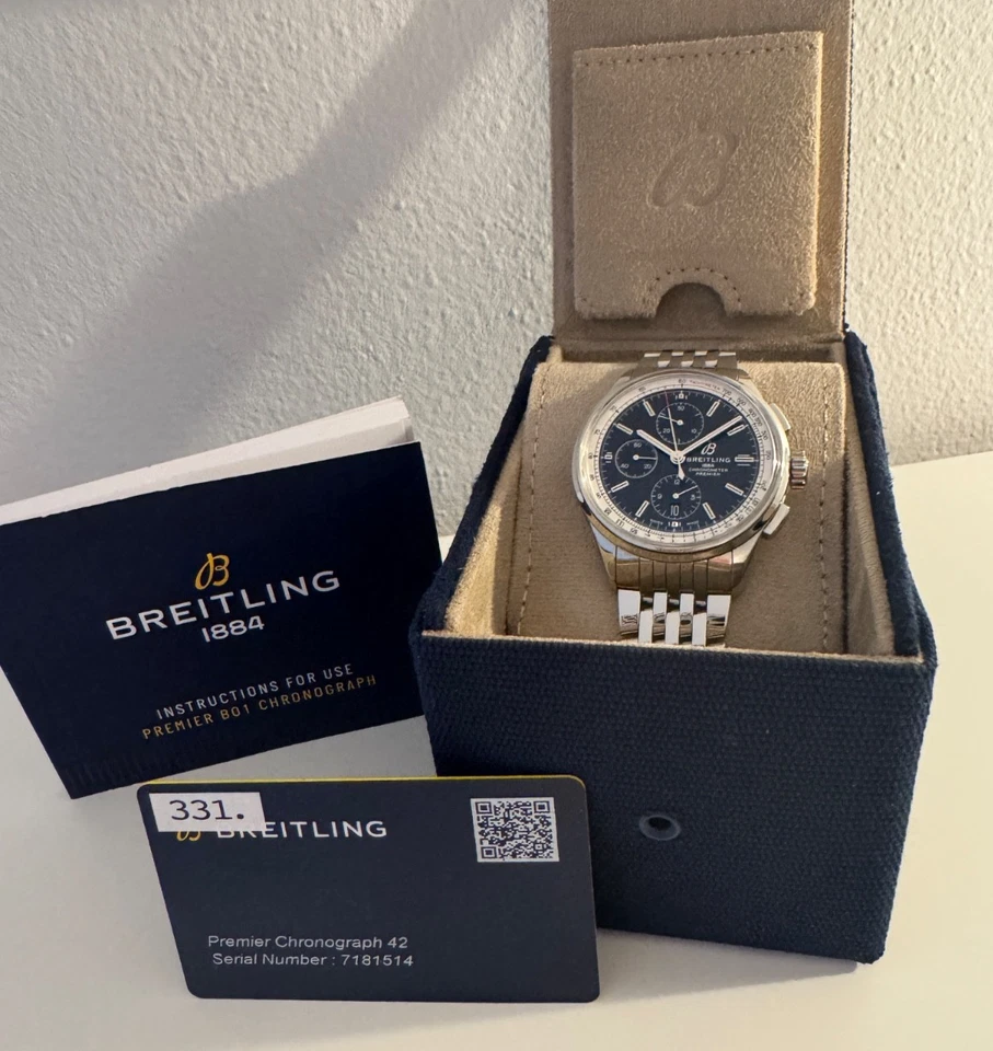 Breitling Premier Chronograph 42, A13315351B1A1 - wenig getragen - Bild 1 von 4