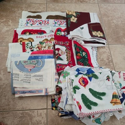 Lote De Colección De Paneles De Tela - Corte Y Coser Incluye Delantales, Almohadas, Coronas, Libros Foto 1 de 4