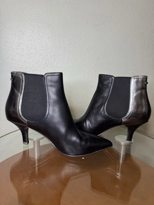 Diesel Womens Drinky Party Bathidas Leather Heels Ankle Boots Black Size 6.5 - Image 1 of 4