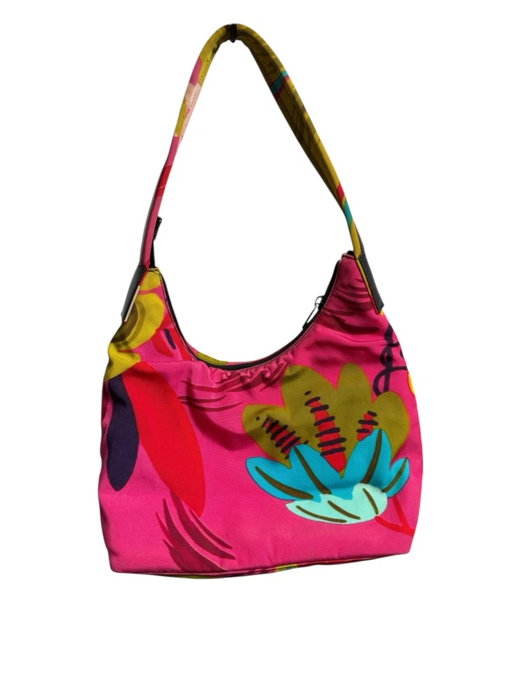 Bolso de Hombro Gucci by Tom Ford SS1999 Rosa Floral Nylon De Colección Foto 1 de 4