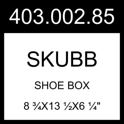 IKEA SKUBB Shoe Box White 4 Pack 8 ¾x13 ½x6 ¼" 403.002.85 - Image 1 of 4