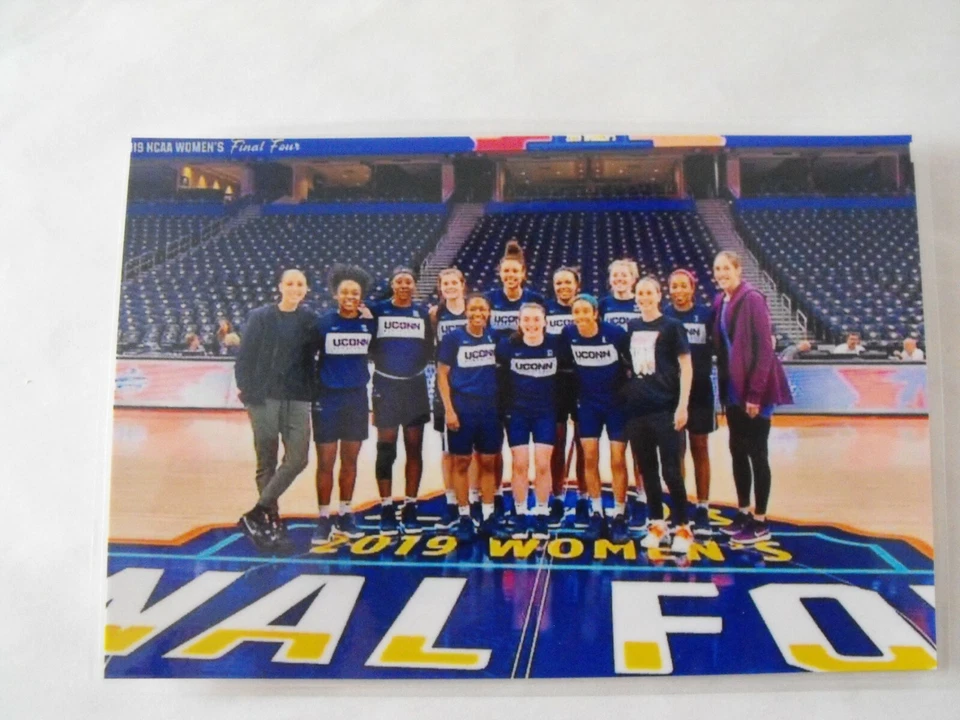: UConn Womens Basketball: Full Color Laminated Team Photo from 2019 Final Four - Image 1 of 4