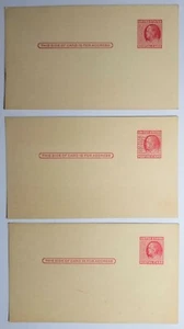 RPPC blank front vintage Kodak photopaper backing x 3 pieces  E1B - Picture 1 of 2