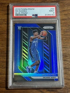 2018-19 Panini Prizm Blue Prizm /199 Mo Bamba PSA 9 Rookie Magic Clippers #99 RC - Picture 1 of 2