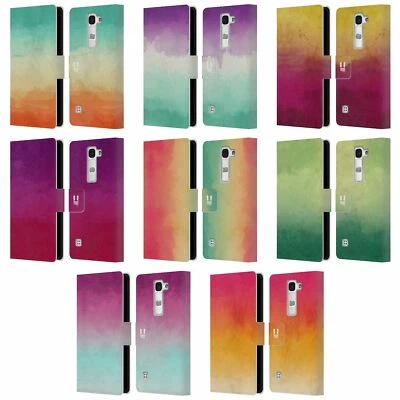 HEAD CASE DESIGNS COLOUR OMBRE LEATHER BOOK CASE & WALLPAPER FOR LG PHONES 2 - Image 1 of 4
