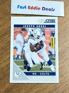 SCORE NFL FOOTBALL 2011 JOSEPH ADDAI CARD 127 BALTIMORE COLTS EXCELLENT - Picture 1 of 2