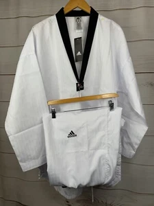 Adidas ADI-CHAMPION 2 Taekwondo Uniform CHAMP-2 WT Dobok TKD New Us 200 - Picture 1 of 8