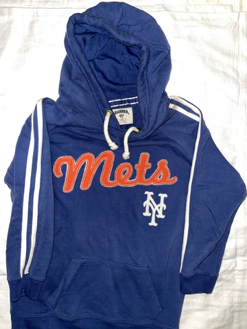47Brand MLB New York Mets women's vintage pullover hoodie - size large Cover
