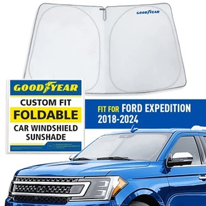 Sun Protector Cover Car Auto Windshield Sun Shade for 2018-2024 Ford Expedition - Foto 1 di 8