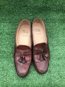 ALLEN EDMONDS MAXFIELD 47716 SLIP ON LOAFER SHOES BROWN MENS SIZE 13 - Picture 1 of 7