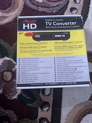 Access HD Digital to Analog TV Converter w/ Dedicated Remote Control DTA1080D - Image 1 of 4