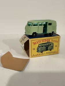 Matchbox Classic Number 34 Volkswagen Camping Car Used - Picture 1 of 8